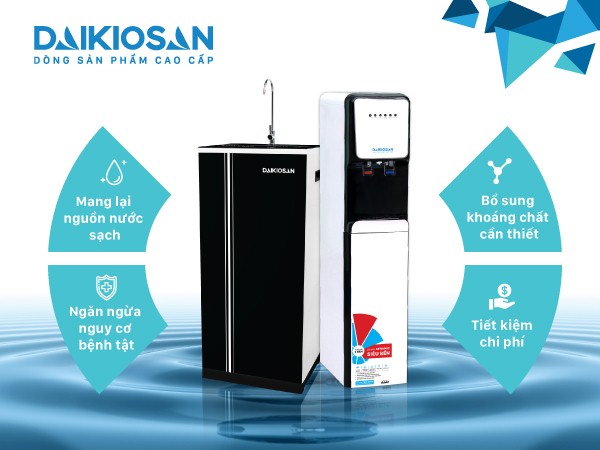 sử dụng daikiosan để xử lý nguồn nước cứng